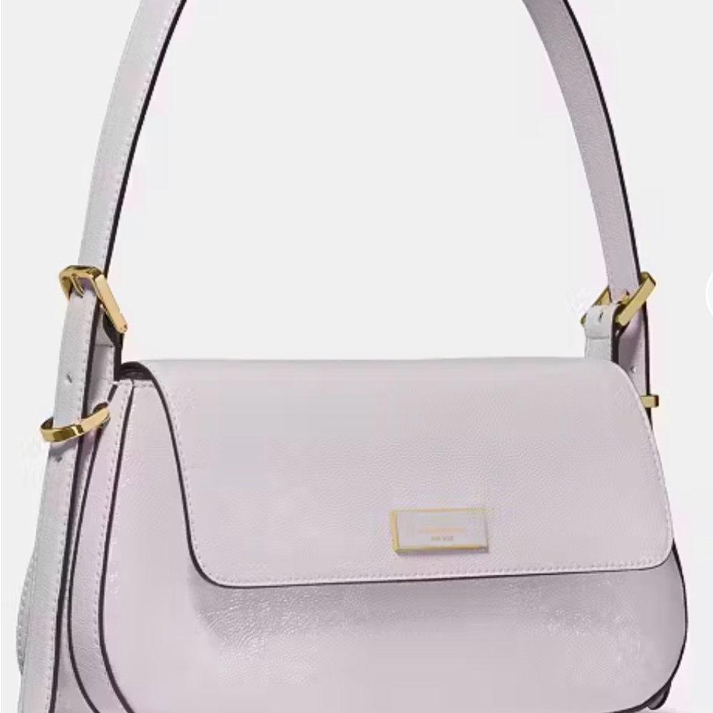 Kate Spade Bridget Crinkle Patent Small Flap Shoulder Bag and Wallet Bundle - Picture 5 of 9
